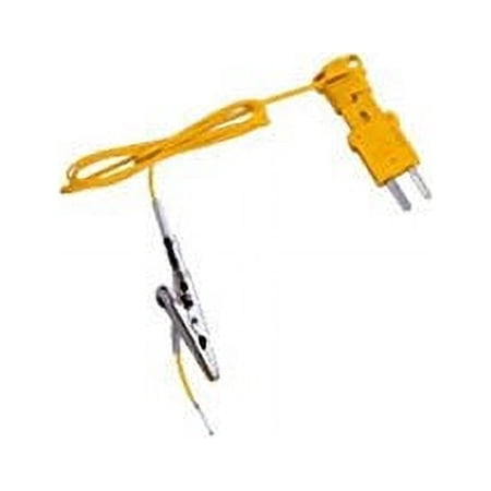 fieldpiece ata1 k-type thermocouple with alligator clip