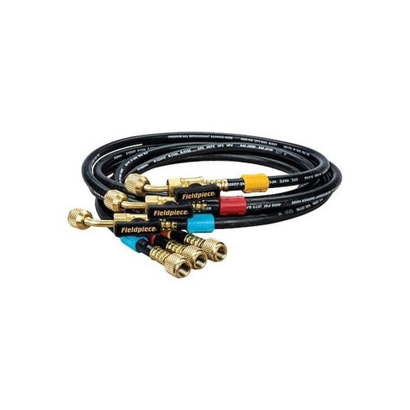 Fieldpiece Hose Set, 5 ft L, Black, 800 psi HR3BM