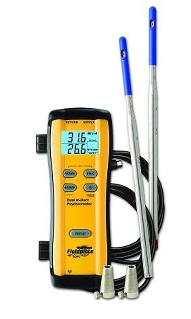 Fieldpiece SDP2 Psychrometer Dual In-Duct Wireless Digital