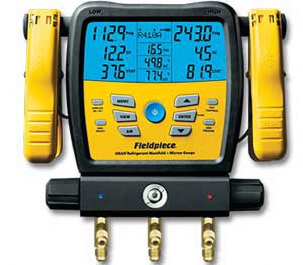 Fieldpiece 3Port Digital HVAC Refrigerant Manifold with Micron Gauge