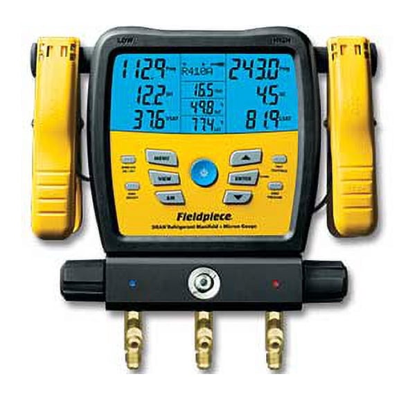 Fieldpiece SM380V 3 Port Digital Refrigerant SMAN Manifold Micron Gauge