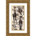 thumbnail image 1 of Fields, Cynthia 11x18 Gold Ornate Wood Framed with Double Matting Museum Art Print Titled - Africa I, 1 of 4