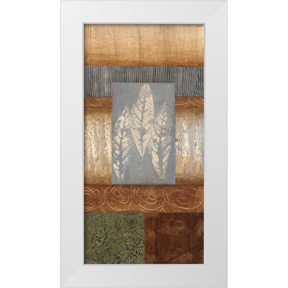 Fields, Laurie 9x14 White Modern Wood Framed Museum Art Print Titled - Leaflet I