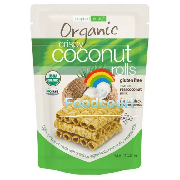 Fields Organic Crispy Coconut Rolls 11 oz