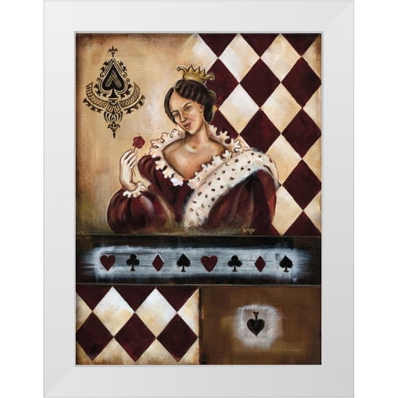 Fields, Wendy 14x18 White Modern Wood Framed Museum Art Print Titled - Casino VI