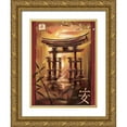 thumbnail image 1 of Fields, Wendy 19x24 Gold Ornate Wood Framed with Double Matting Museum Art Print Titled - Zia IV, 1 of 4
