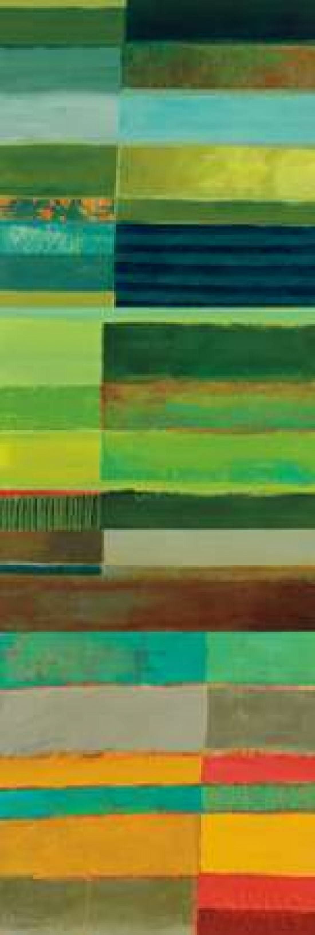 Fields of Color I Canvas Art - Jane Davies (12 x 36)
