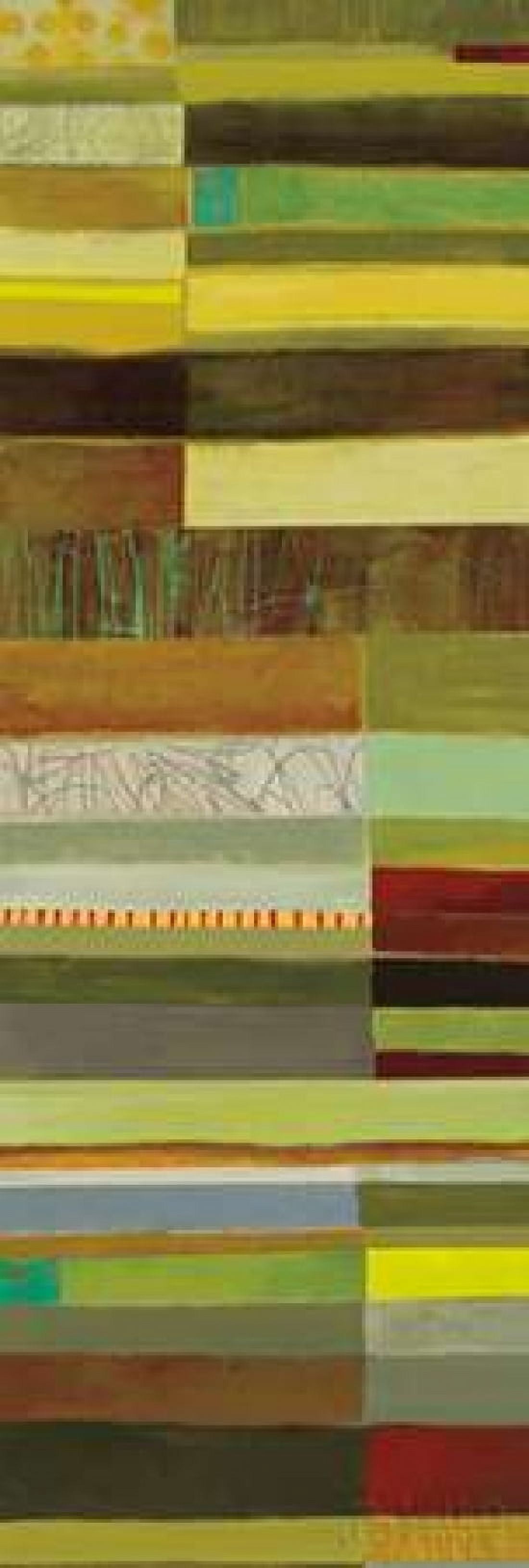 Fields of Color III Canvas Art - Jane Davies (12 x 36)