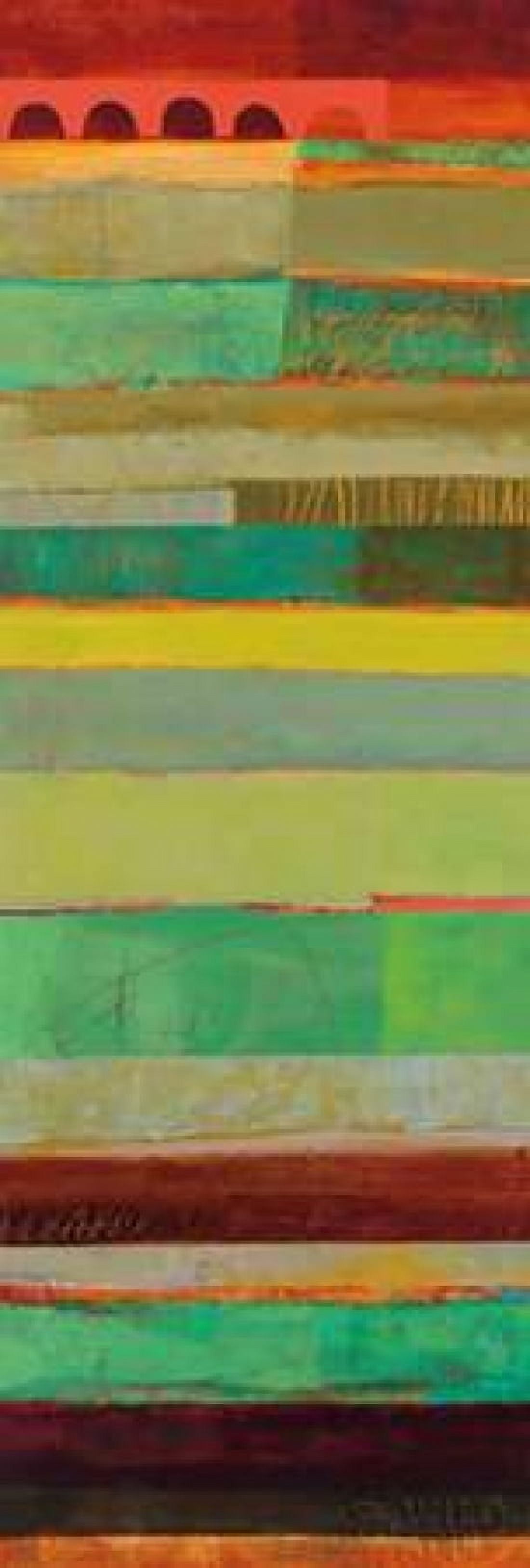 Fields of Color IV Canvas Art - Jane Davies (8 x 24)