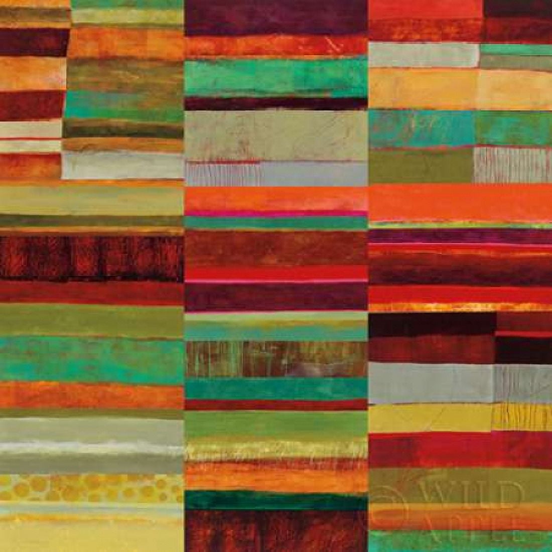 Fields of Color IX Canvas Art - Jane Davies (24 x 24)