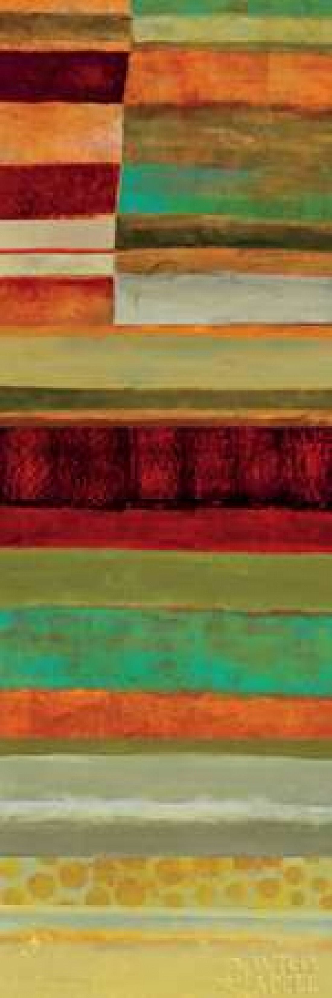 Fields of Color V Canvas Art - Jane Davies (8 x 24)
