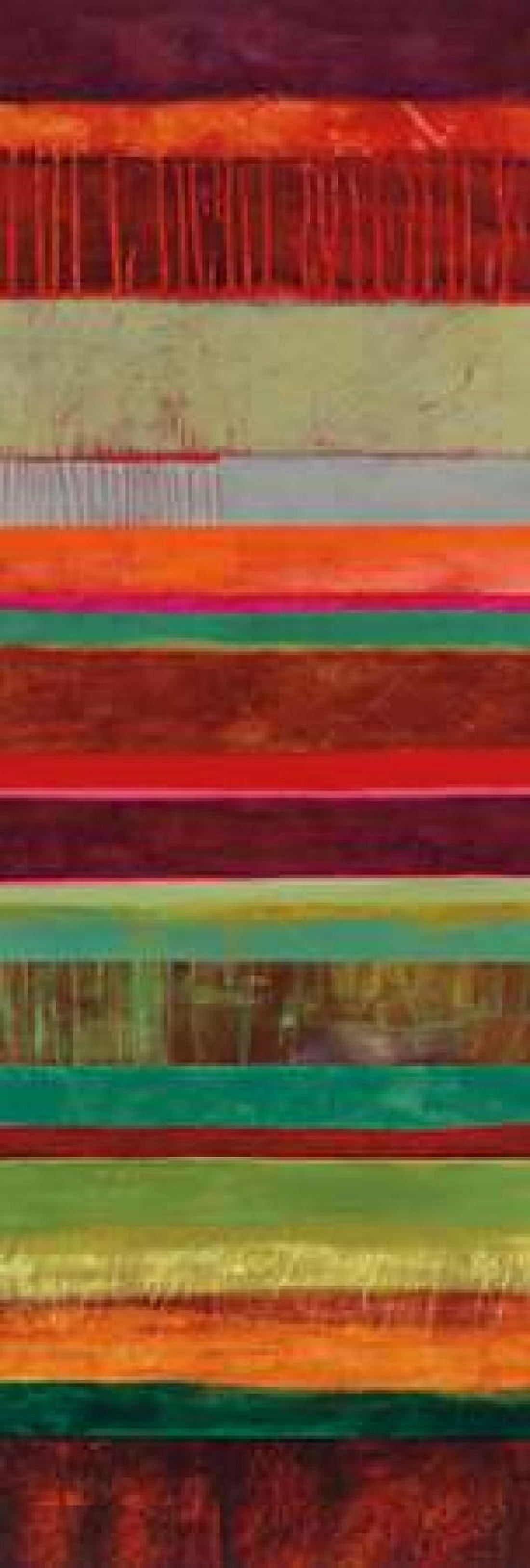 Fields of Color VI Canvas Art - Jane Davies (12 x 36)