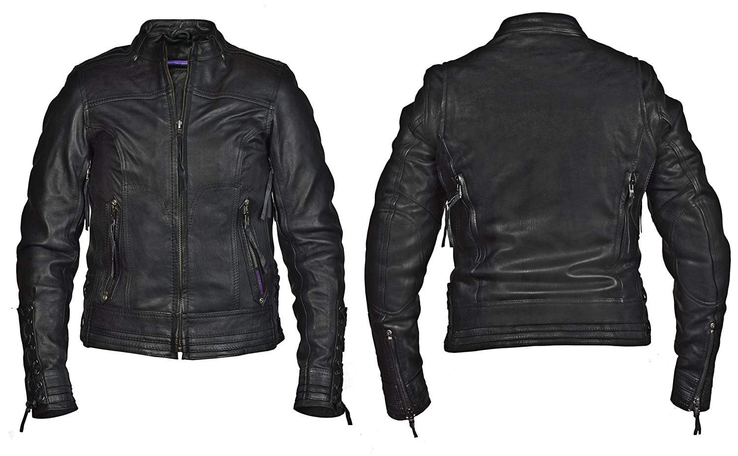 Interstate leather motorcycle jacket online
