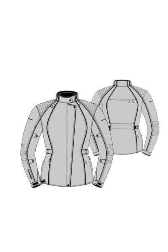 Lena 3.0 Womens Jacket (Large, Silver/Black)