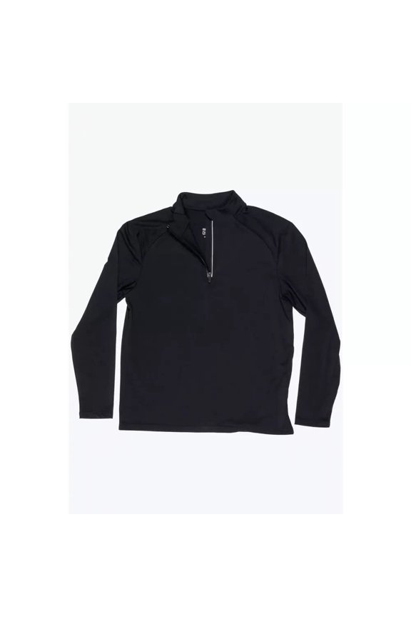 Mens Everyday 1/4 Zip Shirt Black Large