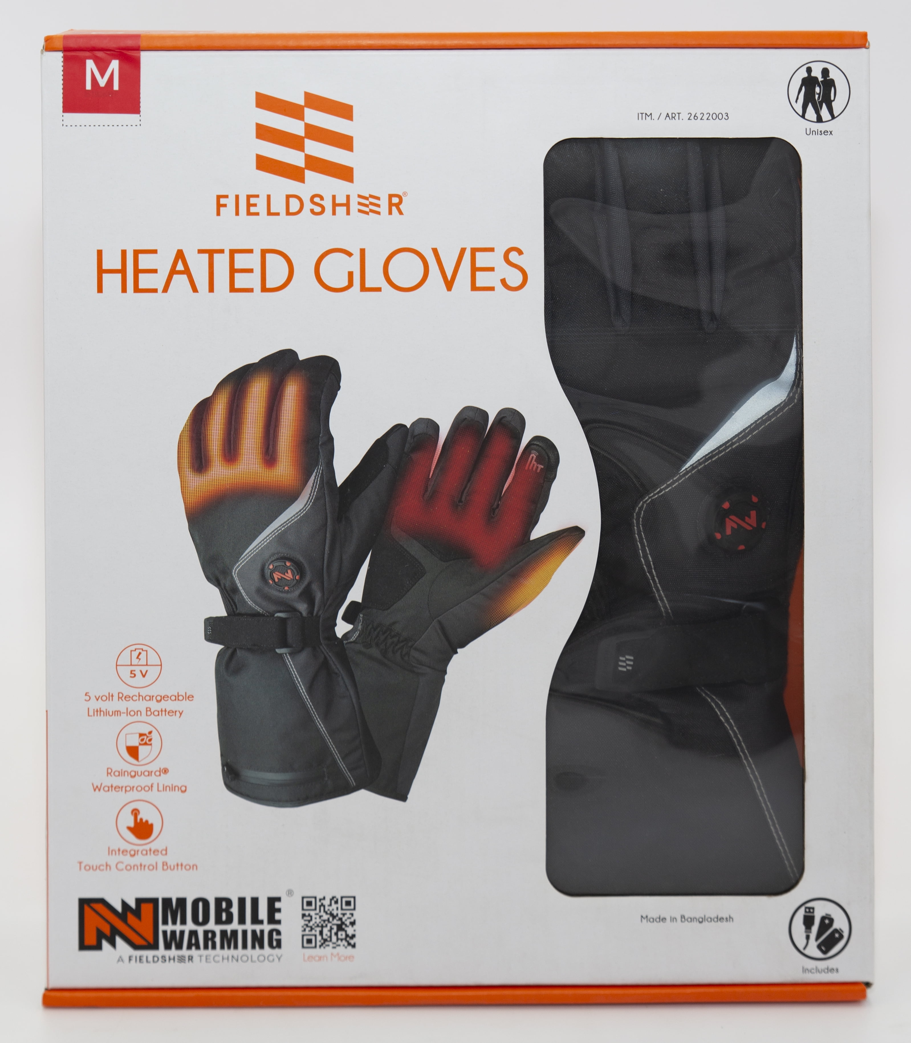 Fieldsheer Mobile Warming Heated Gloves Kit, 2 Batteries, 8+ Hours