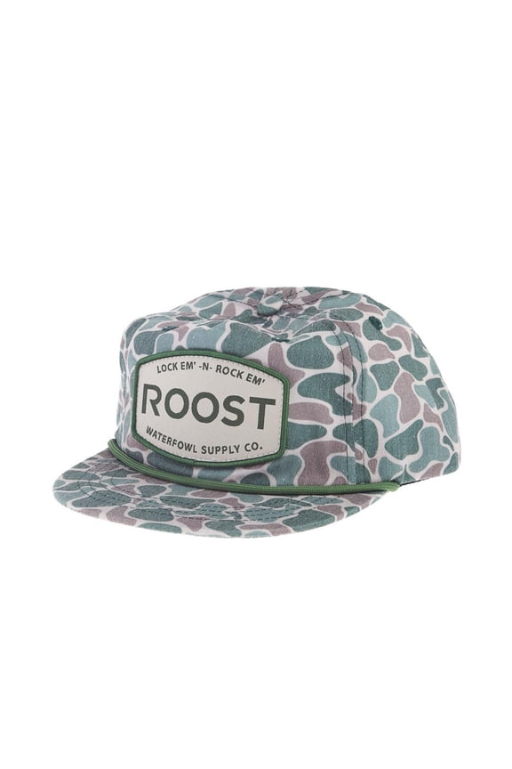 Boys Camo Roost Old School Patch Cap