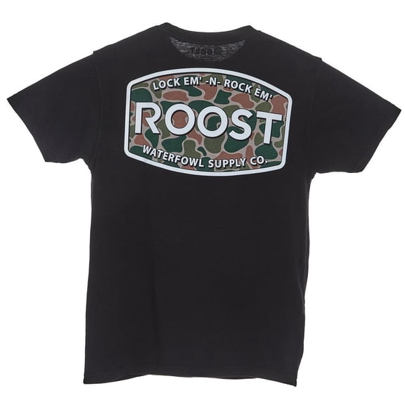 Fieldstone Mens Roost Black Camo Tee