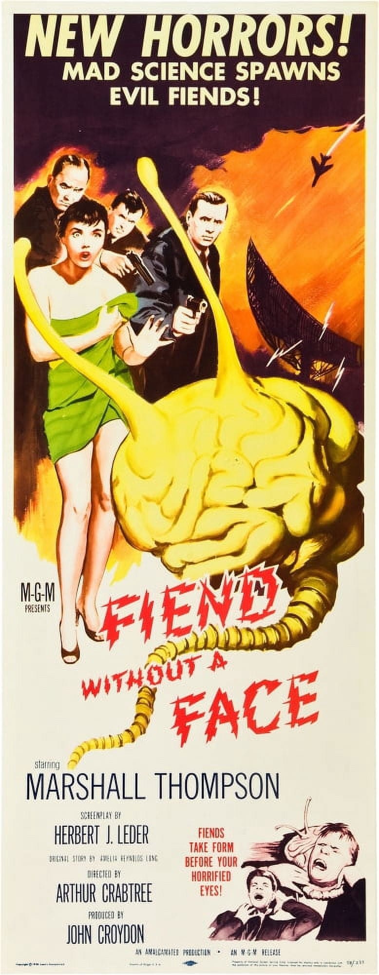Fiend Without A Face Canvas Art - (11 x 17)