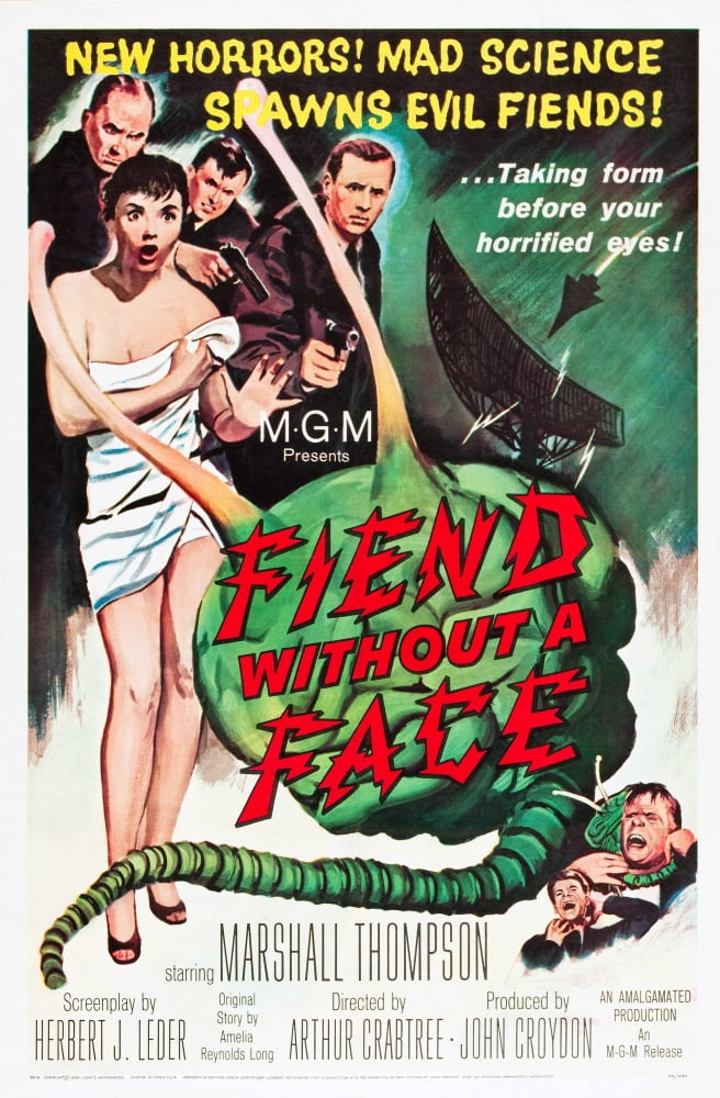 Fiend Without A Face Canvas Art - (24 x 36)