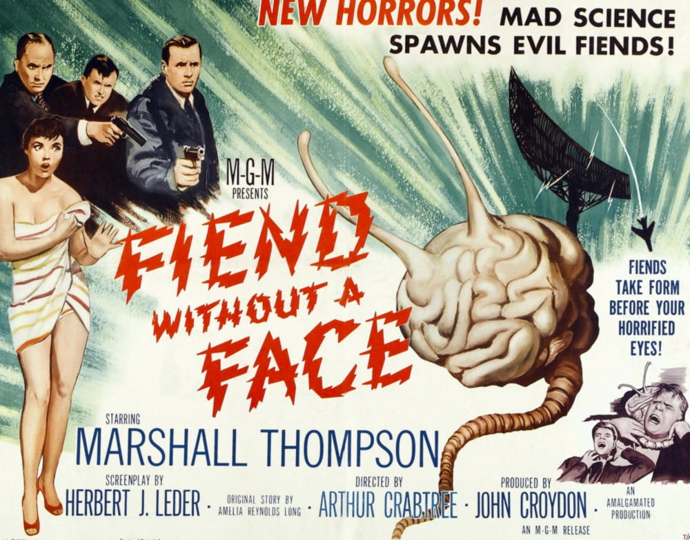 Fiend Without A Face Canvas Art - (28 x 22)
