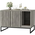 thumbnail image 1 of Fienveorn Litter Box Enclosure,Modern Cat Litter Box Enclosure Furniture Hidden Litter Box with Cat Scratch Pad, Cat Washroom Cat House End Table, Entryway Bench for Livingroom (Grey), 1 of 18