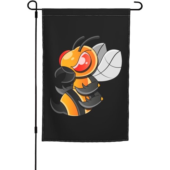 Fierce Bees Garden Flag 12x18 Double Sided Vertical Outdoor Decorative Lawn Patio Welcome Flag Home Decor
