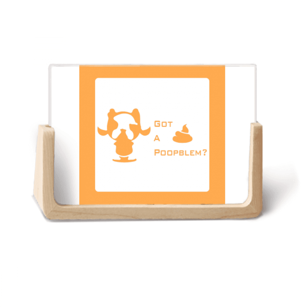 Fierce Boston Terrier Poop Problem Photo Wooden Photo Frame Tabletop ...