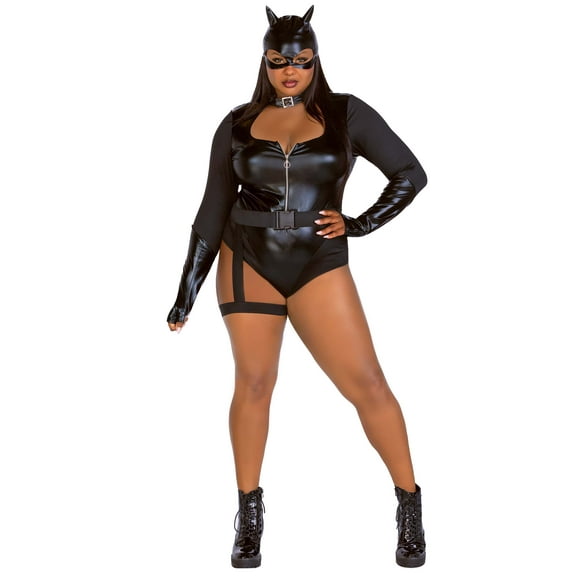 Fierce Feline Sexy Cat Womens Plus Size Costume size 3X/4X