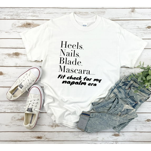 Fierce K Pop Style Heels Nails Blade Mascara Inspired Gift Unisex T-Shirt