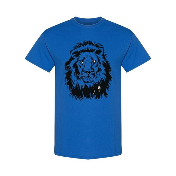 Fierce Lion Design T-Shirt Men -Image by Shutterstock, Male 3X-Large