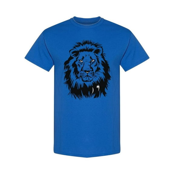 Fierce Lion Design T-Shirt Men -Image by Shutterstock, Male Small