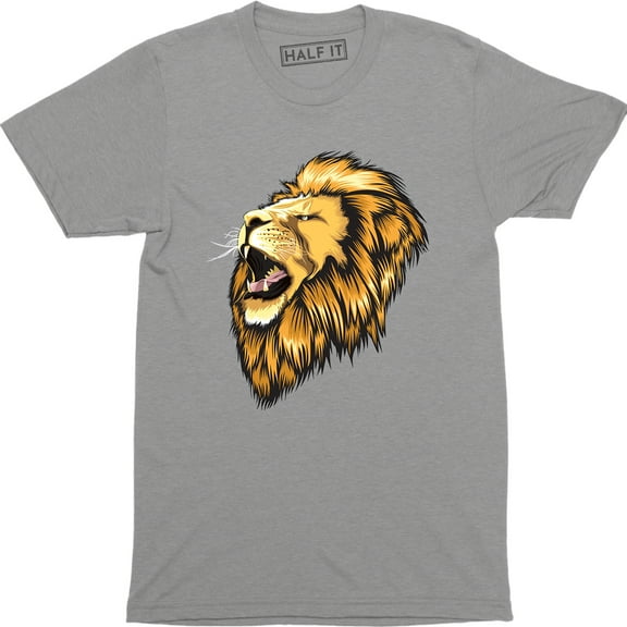 Fierce Lion Gym Animal Game Birthday Gift Men's Streetwear T-Shirt