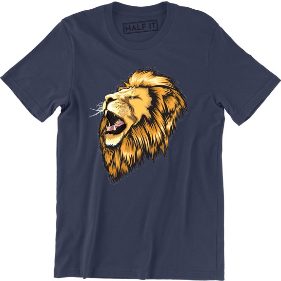 Fierce Lion Gym Animal Game Birthday Gift Men's Streetwear T-Shirt