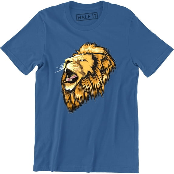 Fierce Lion Gym Animal Game Birthday Gift Men's Streetwear T-Shirt