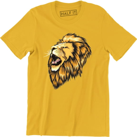 Fierce Lion Gym Animal Game Birthday Gift Men's Streetwear T-Shirt
