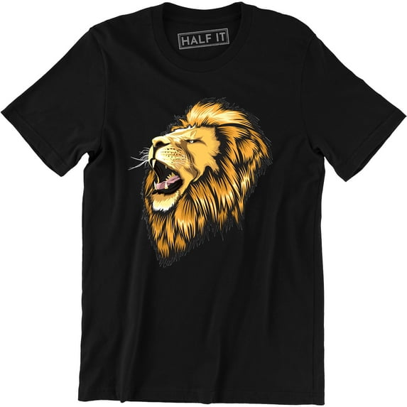 Fierce Lion Gym Animal Game Birthday Gift Men's Streetwear T-Shirt