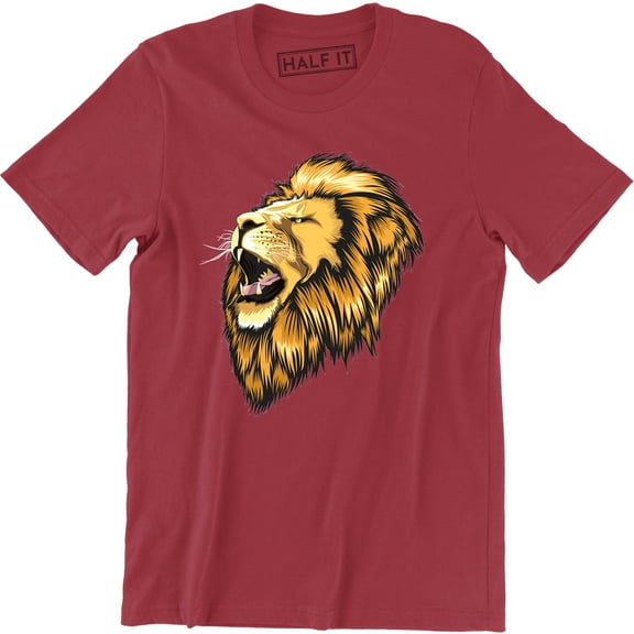 Fierce Lion Gym Animal Game Birthday Gift Men's Streetwear T-Shirt