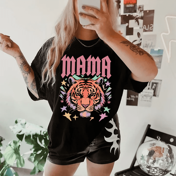 Fierce Mama Tiger Graphic T-Shirt