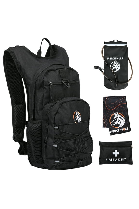 18 L Hydration Backpacking Backpack, Black