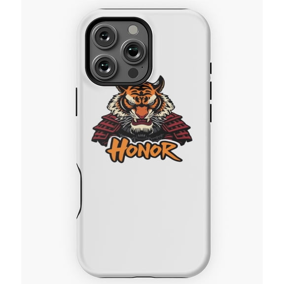 Fierce Samurai Tiger Premium Phone Case for iPhone 16 15 14 13 12 11 Pro Max