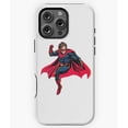 thumbnail image 1 of Fierce Superhero in Red and Blue Suit Phone Case for iPhone 16 15 14 13 12 11 Pro Max, 1 of 2