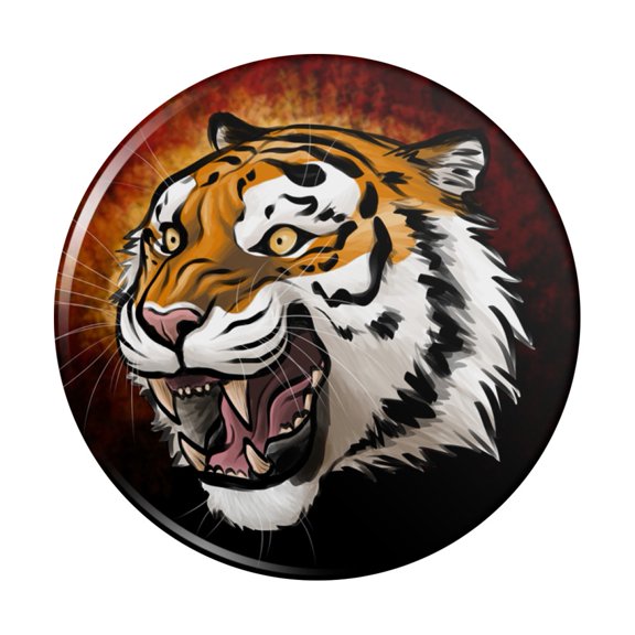 Fierce Tiger Kitchen Refrigerator Locker Button Magnet