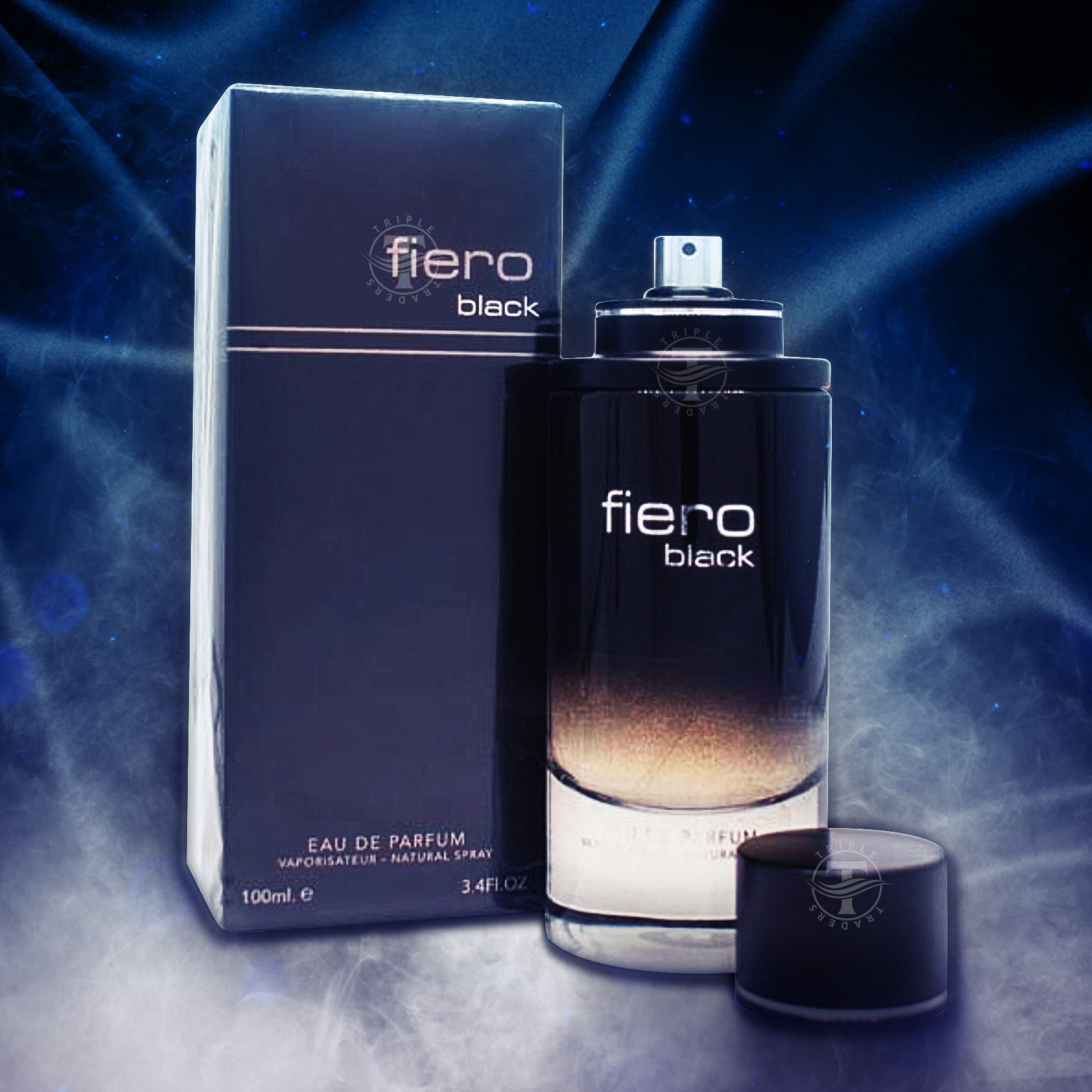 Fiero Black Eau De Parfum By Fragrance World 100ml 3.4 fl oz Perfume
