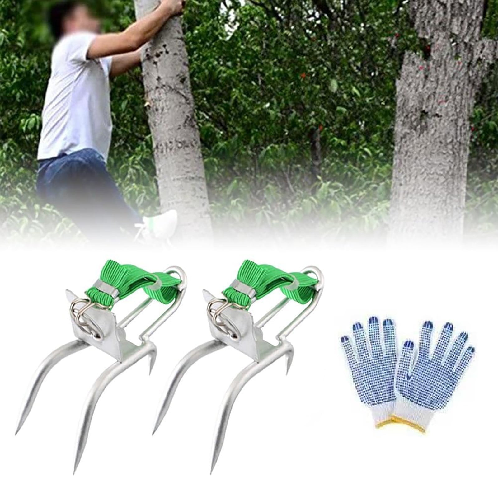 Fieroe Gloves, a New Invention for Climbing Trees (4-Claw Tree Climbing ...