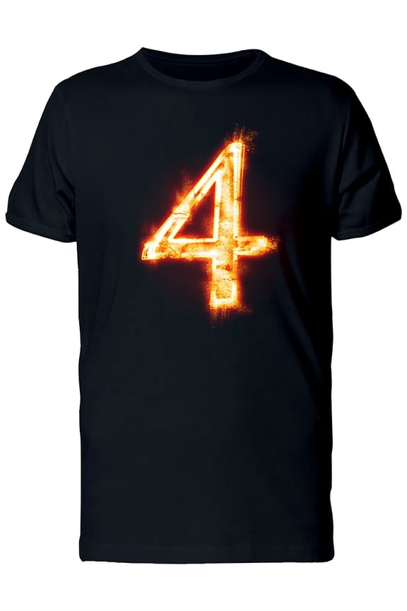 Fiery Font 4 Tee Men's -Image by Shutterstock