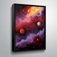 thumbnail image 1 of Fiery Galaxy Gallery Wrapped Floater-framed Canvas by Marina Petro, 1 of 3