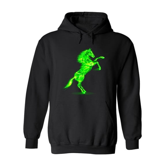 Fiery Green  Hoodie Women -Image by Shutterstock, Female Large