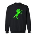 thumbnail image 1 of Fiery Horse Rearing Up Sweatshirt Women -Image by Shutterstock, Female 4X-Large, 1 of 4