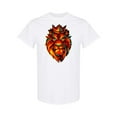 thumbnail image 1 of Fiery Lion Head T-Shirt Men -Image by Shutterstock, Male Medium, 1 of 2